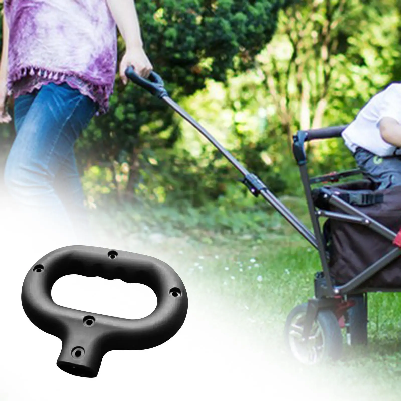 Wagon Cart Push Handle Replacement Portable Trolley Handle for Camping Wagon Outdoor Beach Shopping Cart Collapsible wagon cart handle