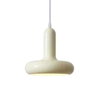 Bauhaus moderne Style crème chambre lampes de chevet nordique Macaron créatif Table à manger lampes de Bar design danois petit lustre 5