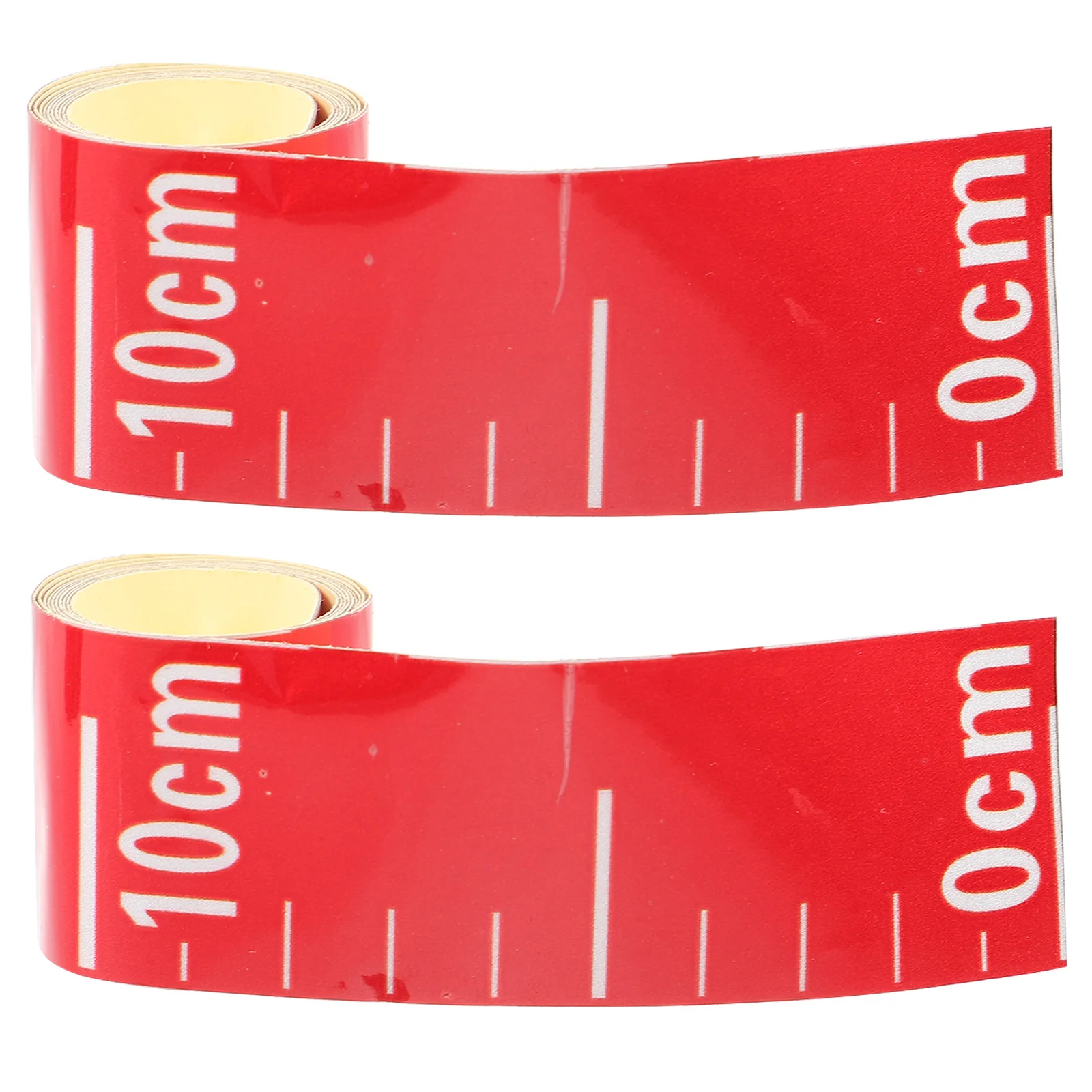 2개입 수위 게이지 스티커 자가 접착식 탱크 풀 깊이 측정 수위 게이지 도구 방수