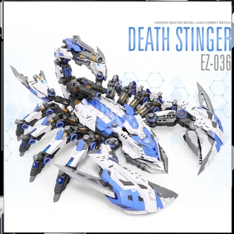 

In Stock Original Za Model Death Stinger Blue And White Color Scheme Assembly Models Ver. Anime Action Model Collection Toy