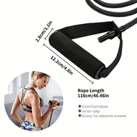 Resistance Band Set with Handles – 3 Levels of Strength for Home Gym, Yoga & Rehab, Full Body Workout Kit - Image 6