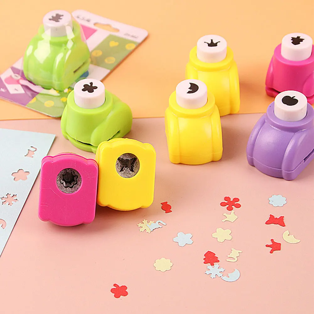 Mini Scrapbook Punches Handmade Cutter Card Craft Calico Printing DIY Flower Paper Craft Punch Hole Puncher Shape