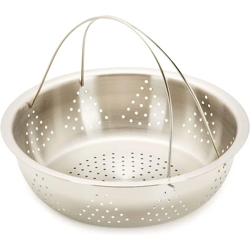 Cuisinart 4-Piece Cookware Set, 12 Quarts, Chef's Classic Stainless Steel Pasta/Steamer, 77-412P1 4