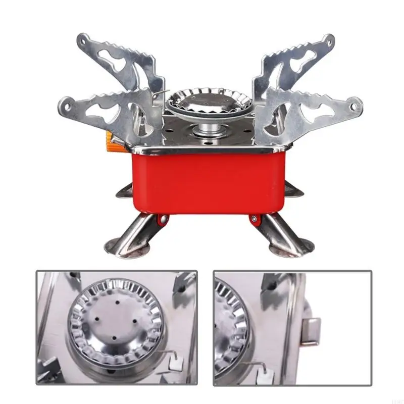 H8WC Small Camp Stove Square Picnics Stove Gas Cooker Picnics Cooker Camp