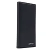 Ultra Thin Men's Long Wallet Leather Business Purse ID Card Postcard Note Storage Holder Foldable Male Handheld Purse 5