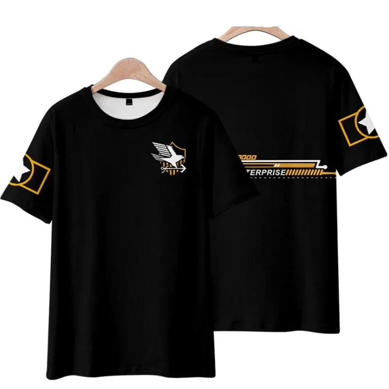 Men's t-shirt game azur lane 3d printing funny tshirt male summer casual t shirt hipster hip-hop shirt homme streetwear 2024