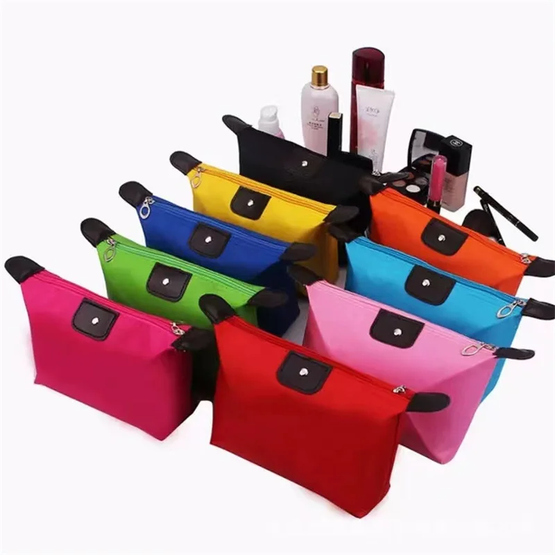 9Pcs Tragbare Kosmetik Tasche Für Frauen Bunte Wasserdichte Reise Knödel Lagerung Taschen Mini Nette Kulturbeutel Make-Up Tragetaschen Geldbörsen