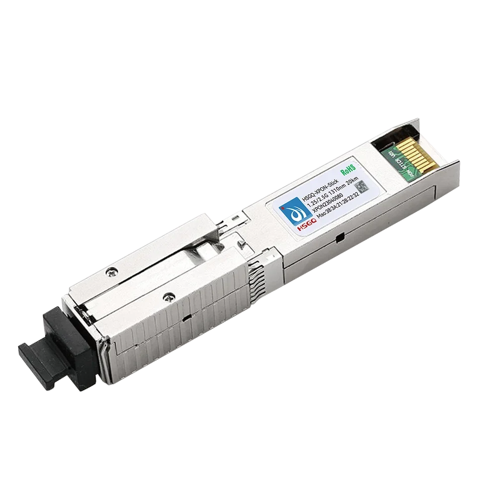 HSGQ Compatible GPON and EPON, SFP ONU Stick With MAC SC Connector DDM pon module for EPON Gpon OLT