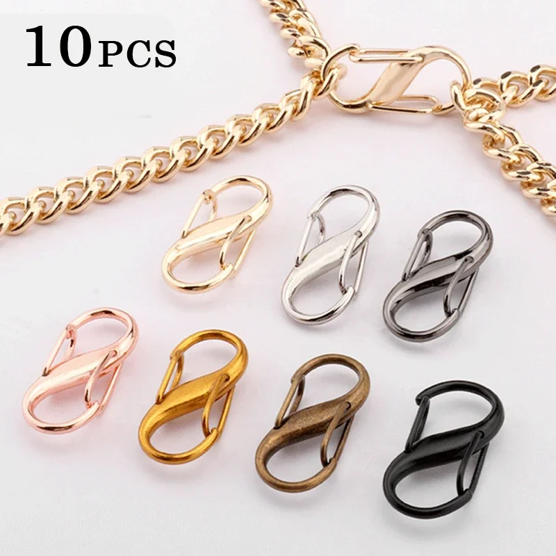 Portachiavi personalizzabile fai da te con ciondoli semplici, catena intagliata, anello portachiavi per auto, occhiello a vite, anello diviso in metallo, moschettone