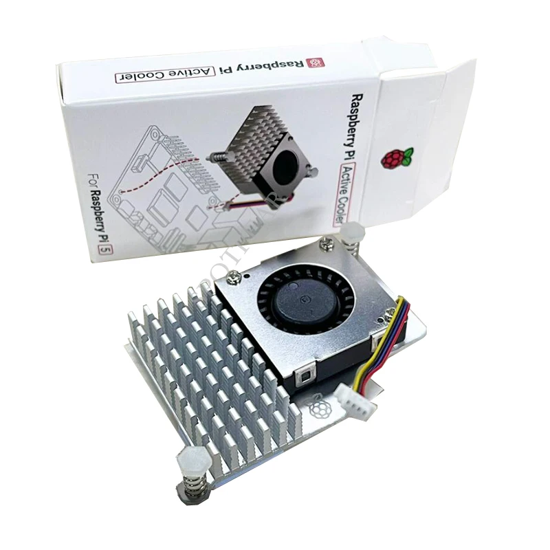 Raspberry pi Active Cooler Ventilador Oficial Dissipador de Calor com Velocidade Ajustável Ventilador de Metal - Imagem 3