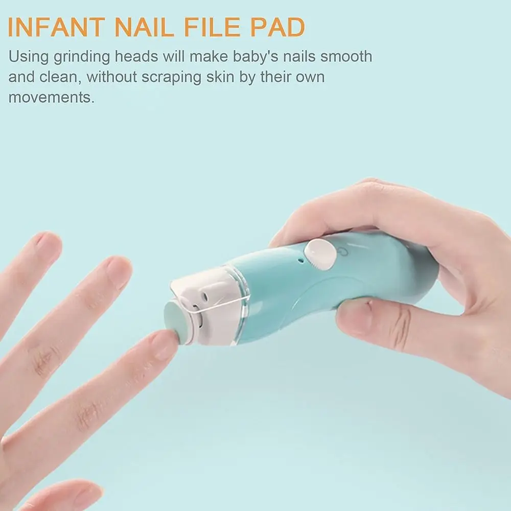 Baby Nail File Pads Abrasive Paper Refill Trimmer Grinder