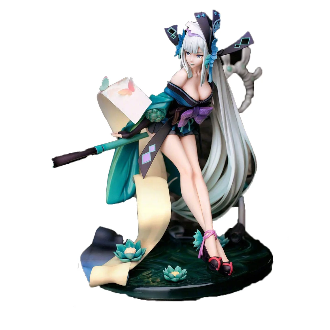 

Оригинальная Подлинная игрушка для новорожденных Onmyoji Ao Andon 1/8, подвижная скульптура, игрушка из аниме, модель с орнаментом