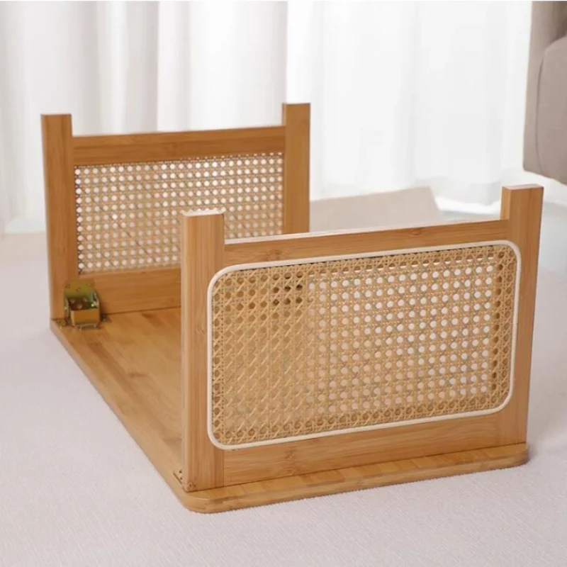Multi Folding Bamboo Tea Table For Living Room Floor-standing Low Minimalist Compact Tatami Coffee Foldable Table Bed Laptop