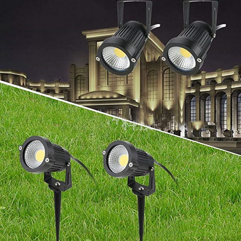 

LED LawnLamp Light 5w COB Garden Lawn Lamp Light Outdoor Landscape Waterproof Spot Bulbs For Garden Tree Lamp Spotlights