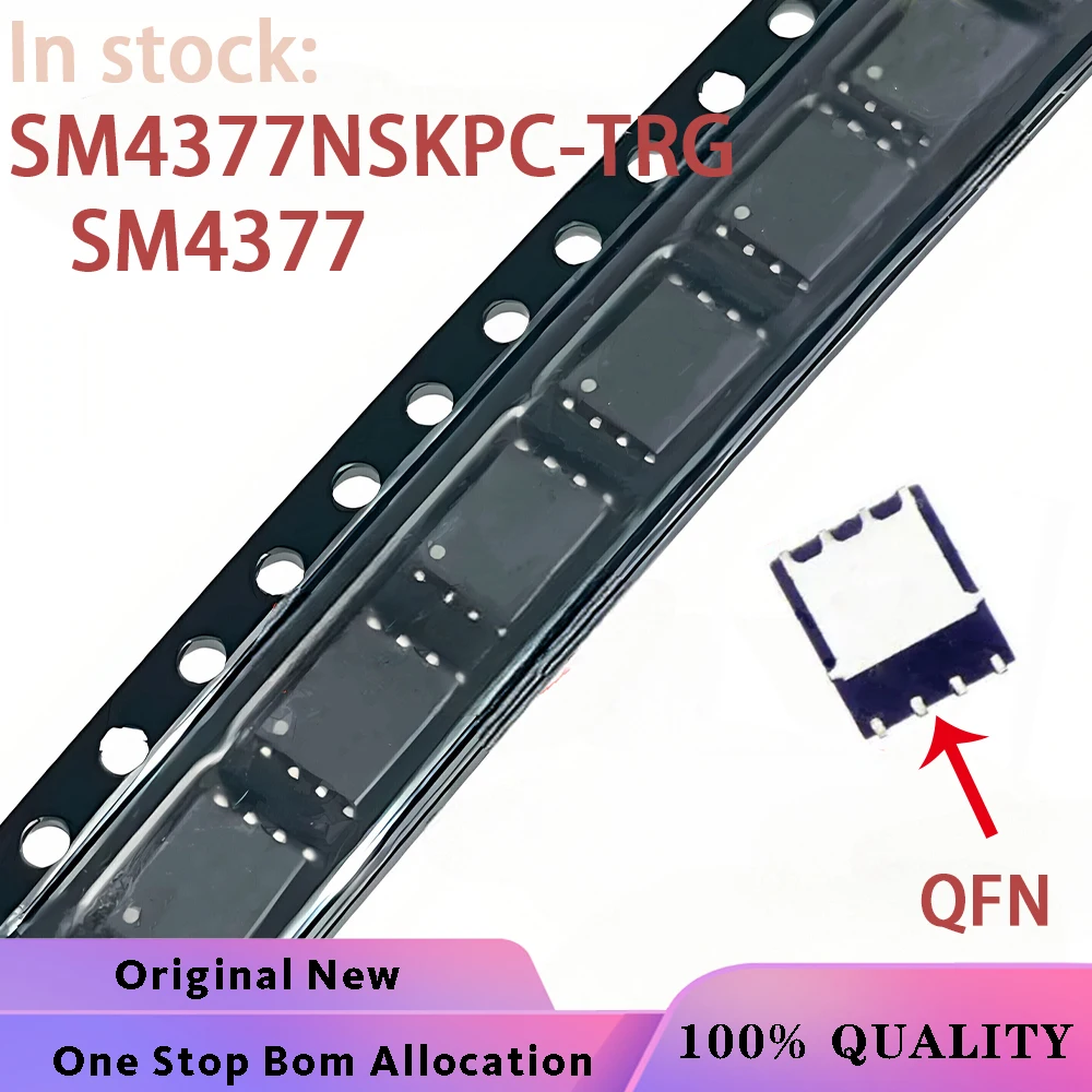 

(5PCS) 100% New SM4377 SM4377NSKPC SM4377NSKPC-TRG QFN-8 Chipset