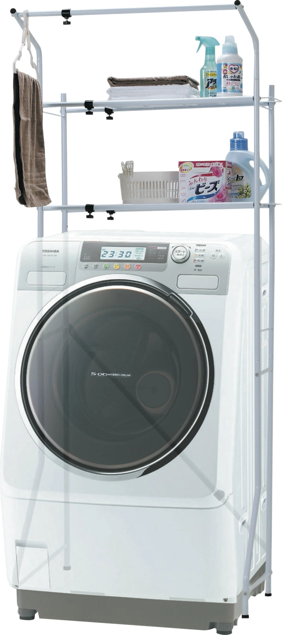 2-Layer Over Washing Machine Storage Rack – My Blog