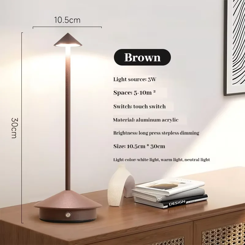 Creative Dining Touch Led Hotel Bar Coffee Pina pro Table Lamp Rechargeable Table Lamp Lampada Da Tavolo Decorative Desk Lamp 6