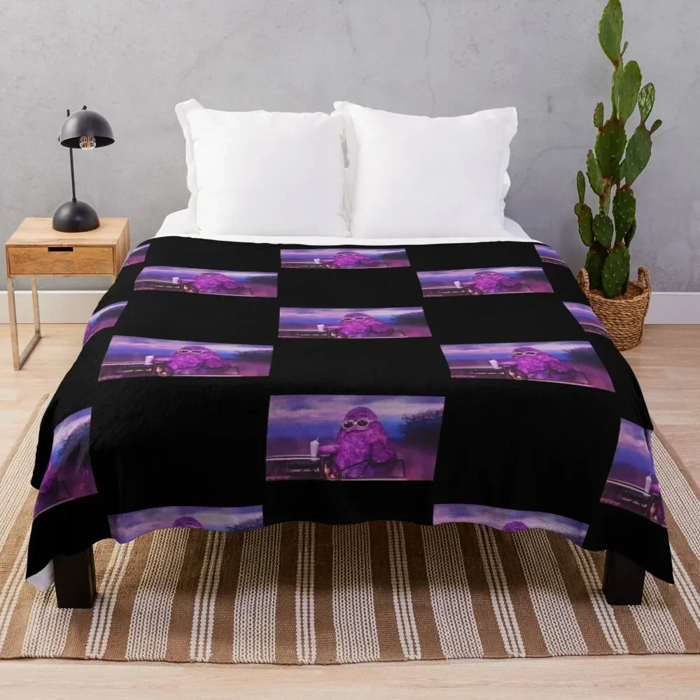 

Grimace Birthday Shake Throw Blanket Soft Beds Blankets For Baby Fashion Sofas Giant Sofa Blankets