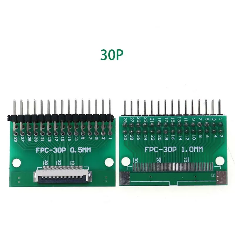 1PC FFC/FPC Adapter Board 0,5mm Zu 2,54mm Stecker Looper 6/8/10/12/20/24/26/30/34/40/50/60/80-pin Flexible Kabel Adapter Board – Detail 14