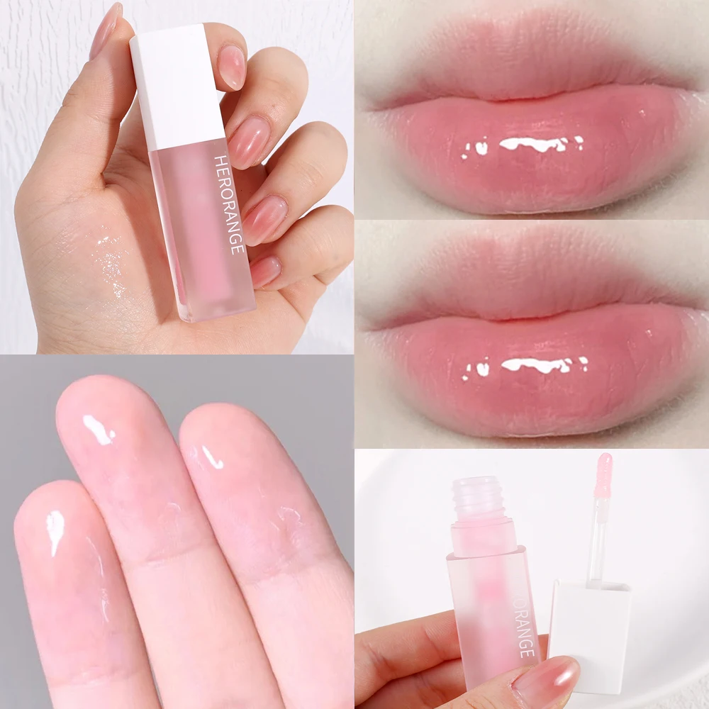 

Transparent Lip Oil Long Lasting Non-sticky Repair Moisturizing Hydrating Lip Tint Lip Plumper Lip Care Lips Makeup Cosmetics