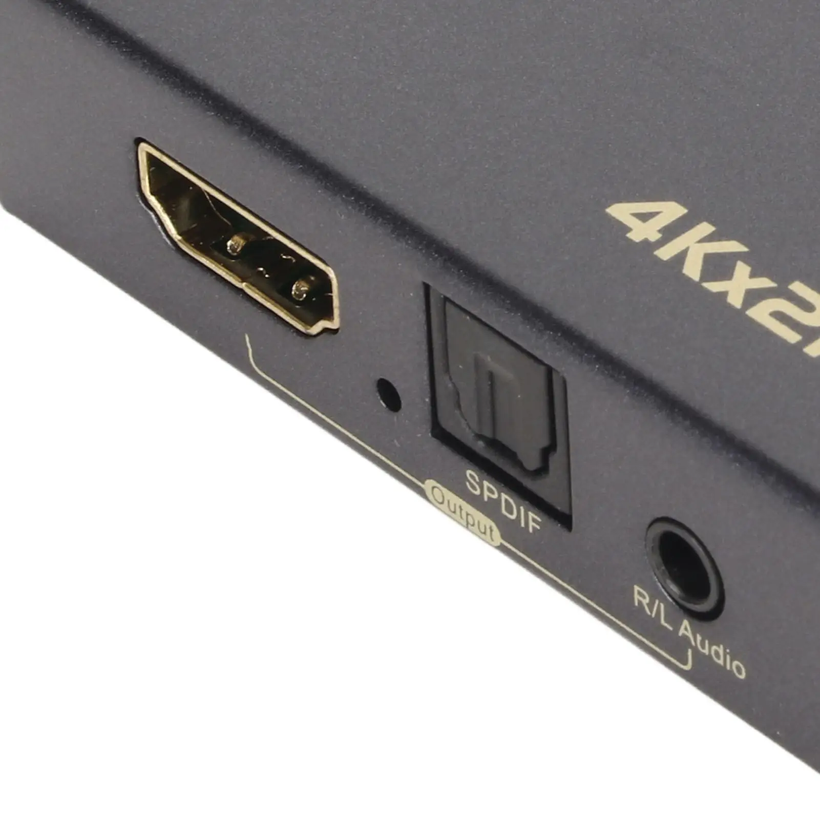 광섬유 HDMI 추출기 컨버터, 5.1 서라운드 사운드, 3.5mm 출력, 123 바이트, 4K, 핫 세일