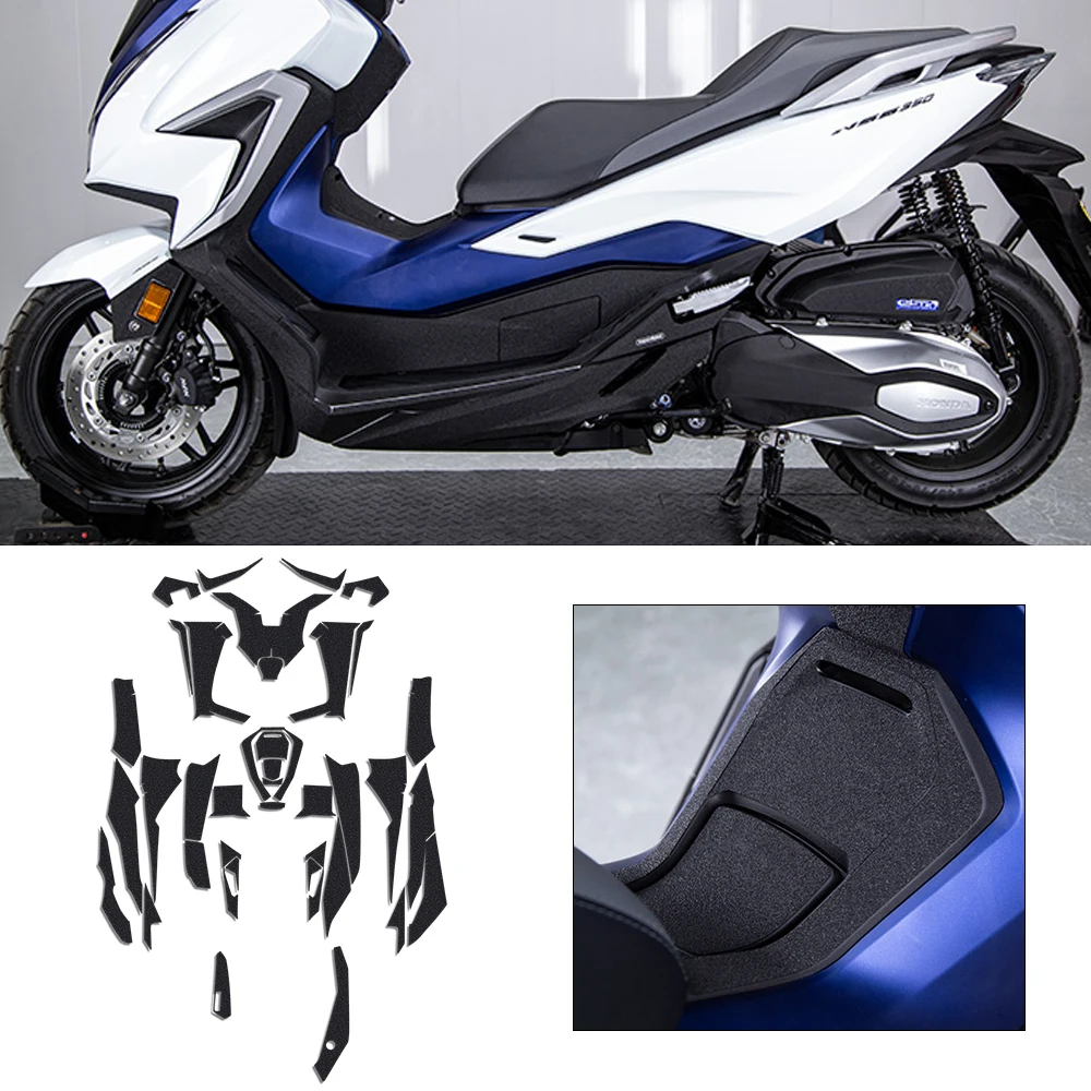 For Honda Forza 350 Forza350 NSS350 Motorcycle Body Thickened Anti Scratch Resistant Skid Rubber Protective Decal Sticker