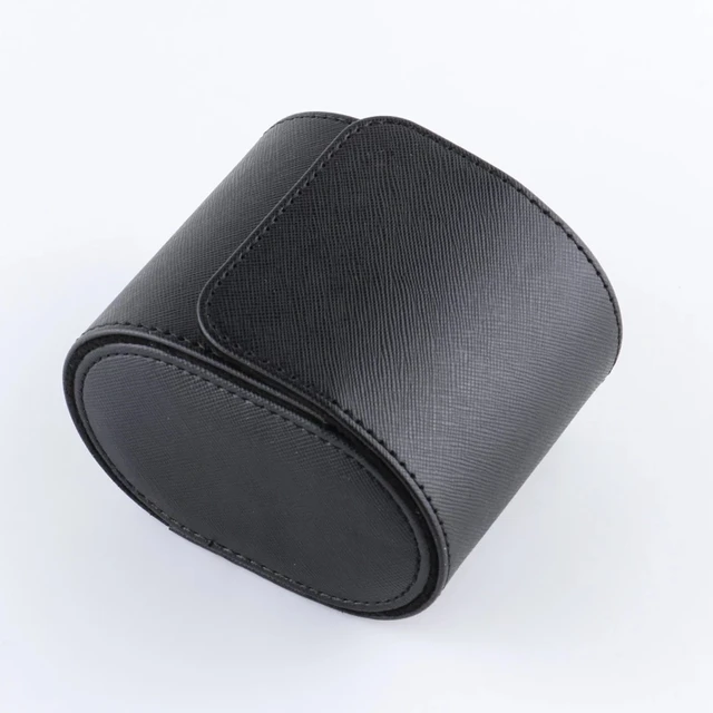 Boîte de montre unique à 1 grille, fentes en cuir Pu Vintage, support Flexible, montre à Quartz mécanique pour hommes de rangement de voyage d'affaires 1