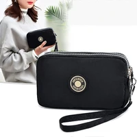 Mini Bag With Triple Zipper Portable Women Wallets Phone Pouch New Fashion Big Capacity Women Wallet Make-up Bag Coin Purse 1
