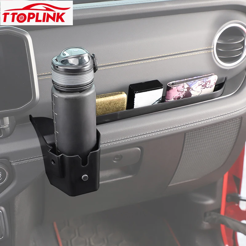 ABS Interior Multi Functional Copilot Armrest Mobile Phone Holder Base for Jeep Wrangler JL/JK Car Accessories