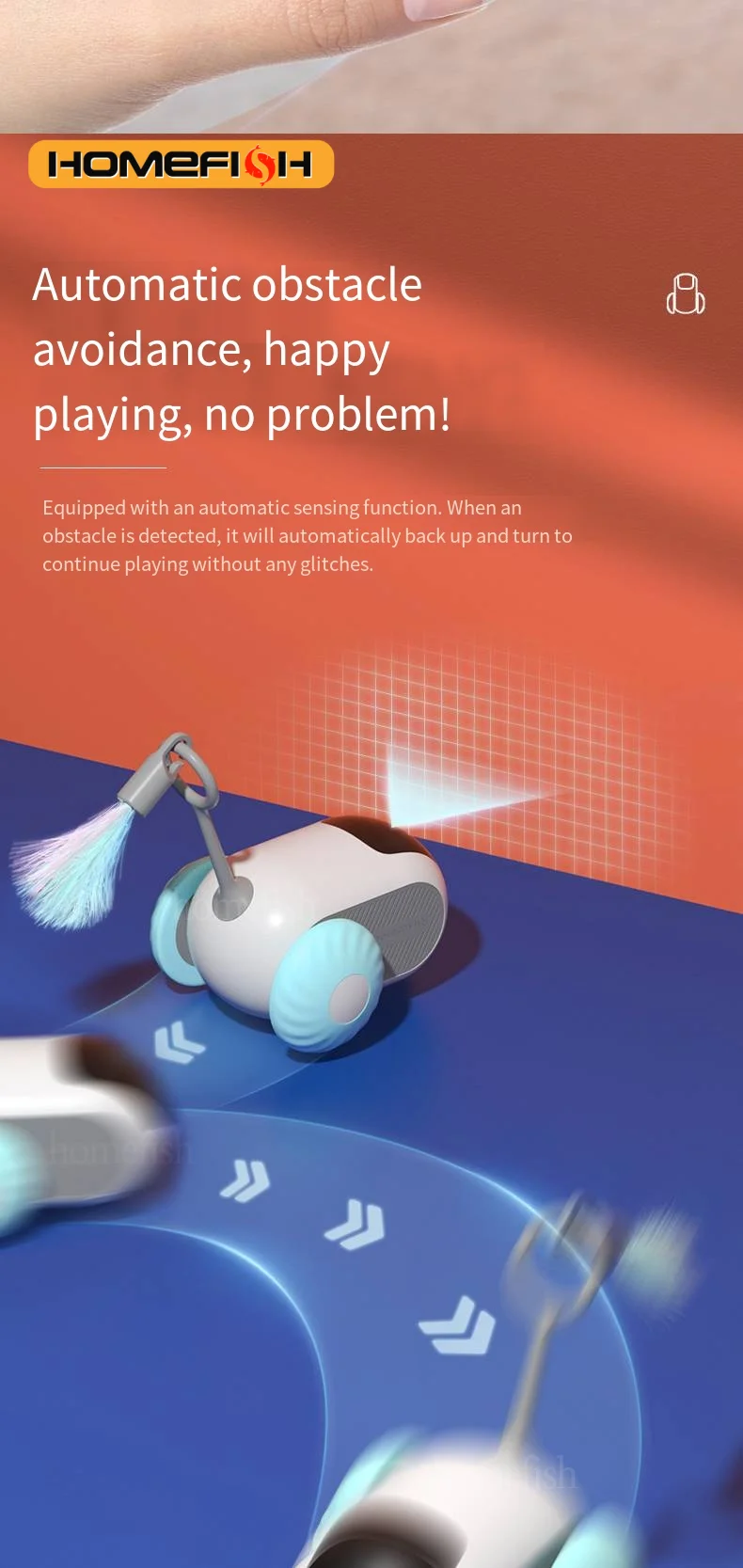 Smart Remote Cat Toy Car 4
