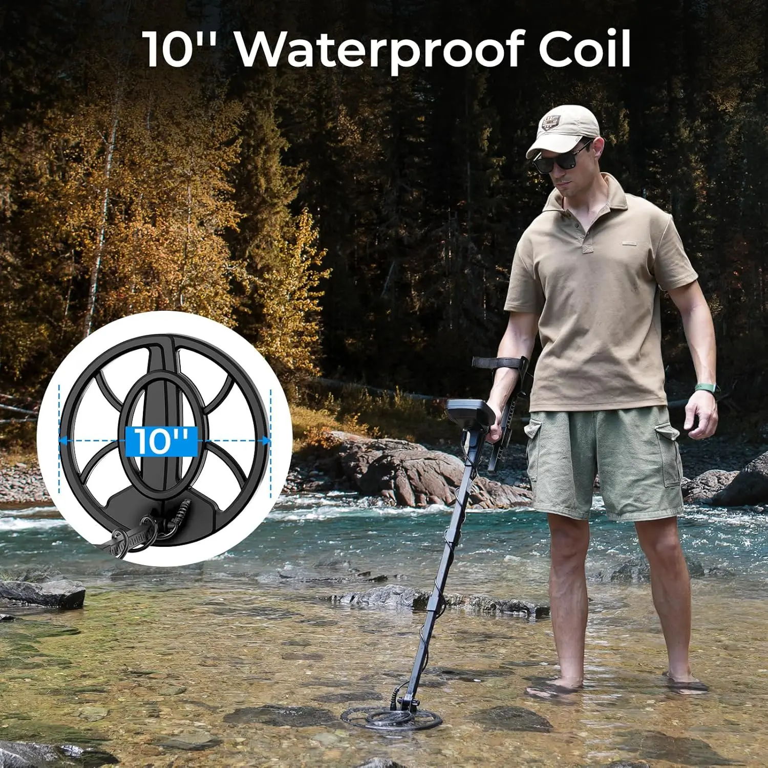 Metal Detector for Adults Higher Accuracy Metal Detectors with Treasure Hunt for Professional or Beginner Advanced US Microchip