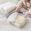 Foldable Storage Bag with Divided Interior Mesh Fabric Organizer Containers Large Stackable for Closet Suitcase Bedroom Travel 1
