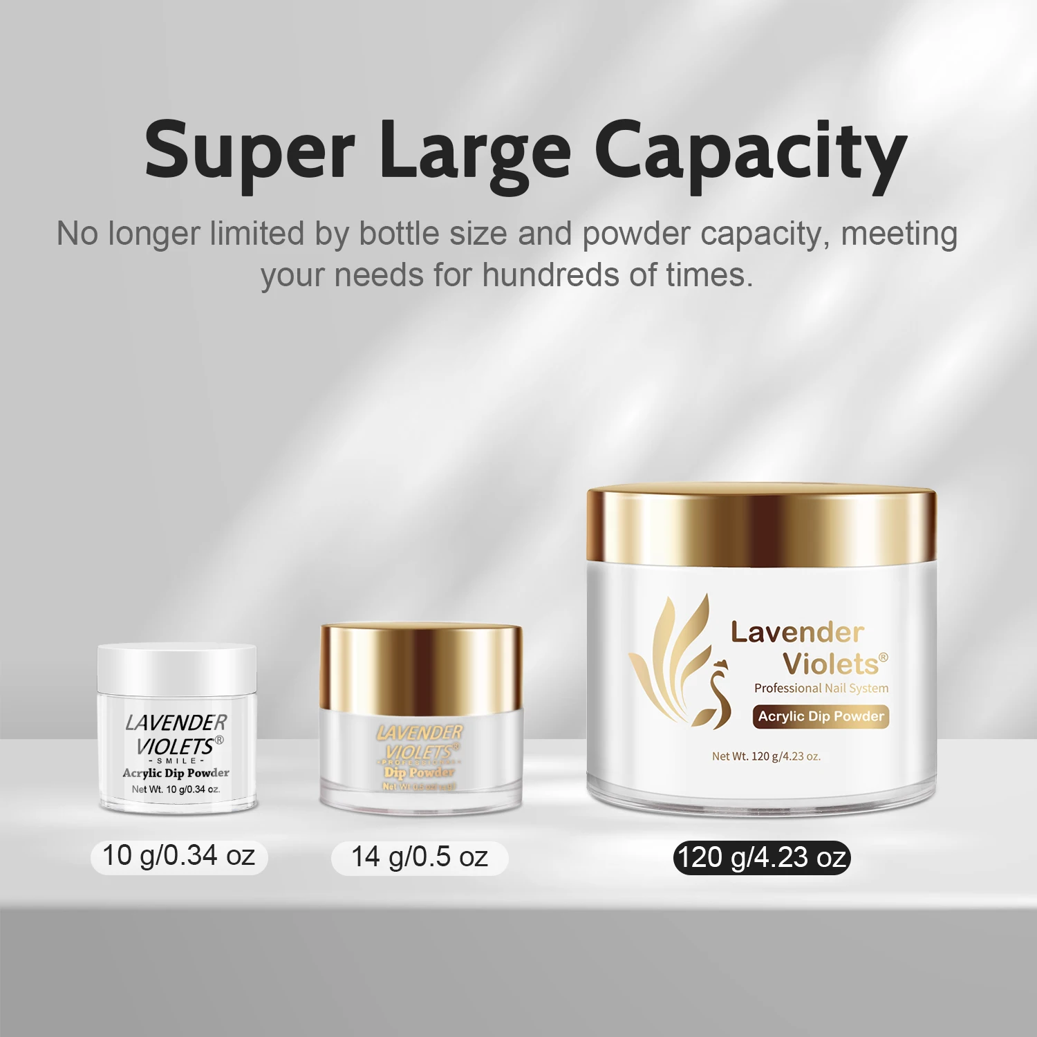 4.23oz/120g Clear Color Acrylic Powder & Dip powder 2 in 1 Use for Nail Extension Carving Salon Nail Art Manicure 6