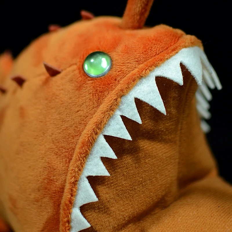 25cm Original Soft Realistic Lantern Fish Plush Toy Simulation Monkfish  Lophiiformes Ocean Animal Doll Birthday Gift For Boy