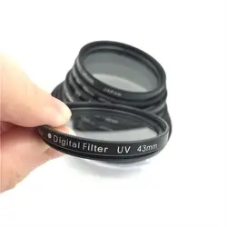 52 55 58 62 67 UV Filter Camera Accessories 37 40.5 43 46 49 72 77 82mm Lens Protector Camera UV Filter For Canon