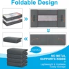 1PC Collapsible storage box Bed bottom cotton quilt storage bag Wardrobe clothes dustproof moisture-proof bag 6