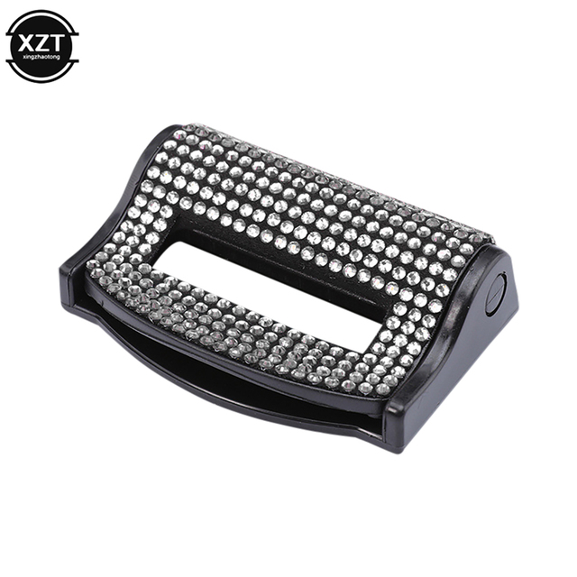 Universal Car Safety Seat Belt Buckle Clip Seat Belt Stopper Car Seat Belt Fixing Clips Bling Car Assessoires for Woman