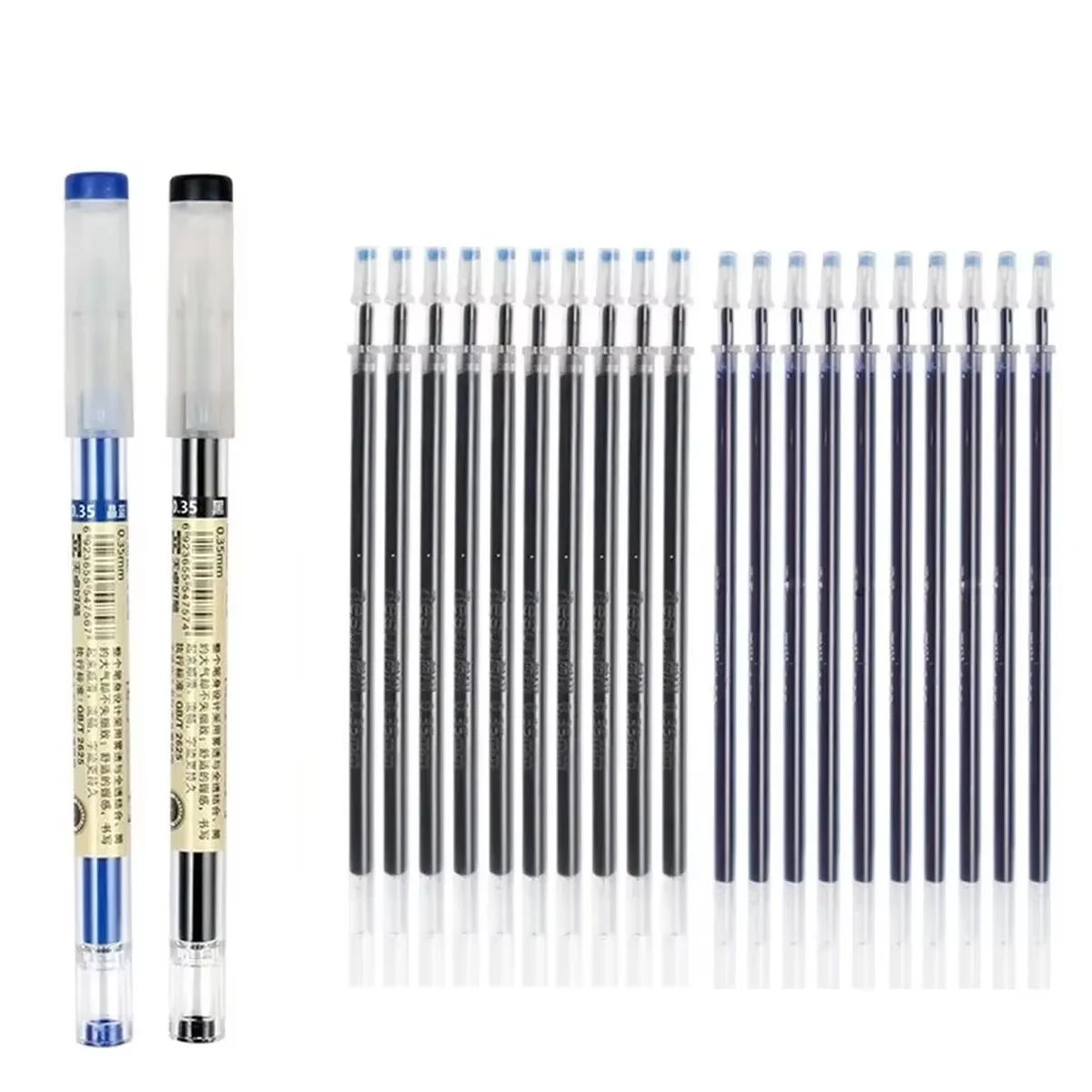 Premium 54-Piece Fine Point Gel Pen Set – Black, Blue, Red Ink for School, Office & Writing Supplies