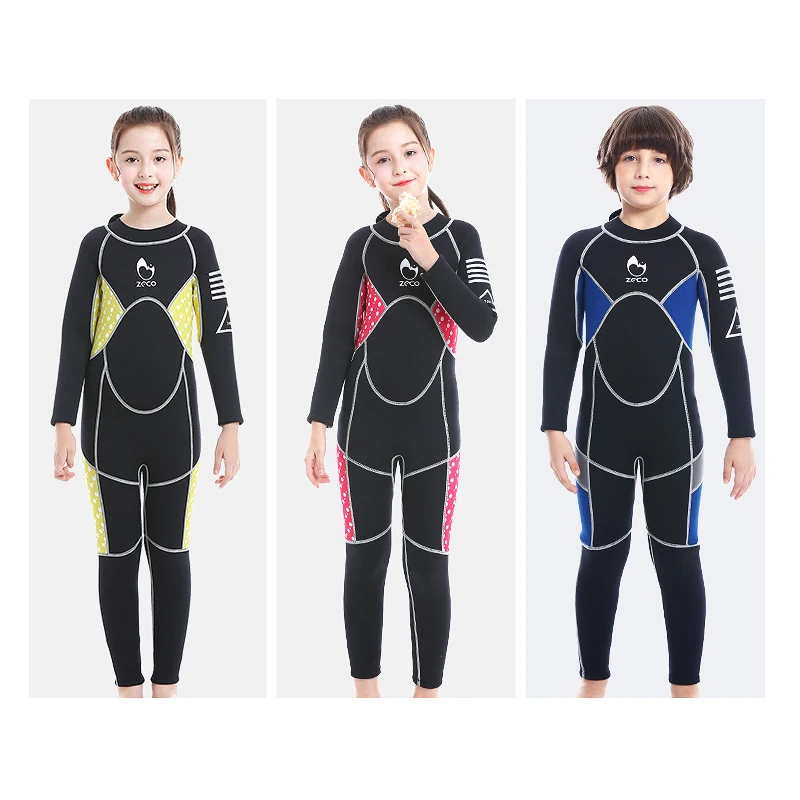 Wetsuits Kids 3mm/2.5mm, Neoprene Wet Suits in Cold Water Full Body Dive Suit for Diving Snorkeling Surfing Swimming Canoeing