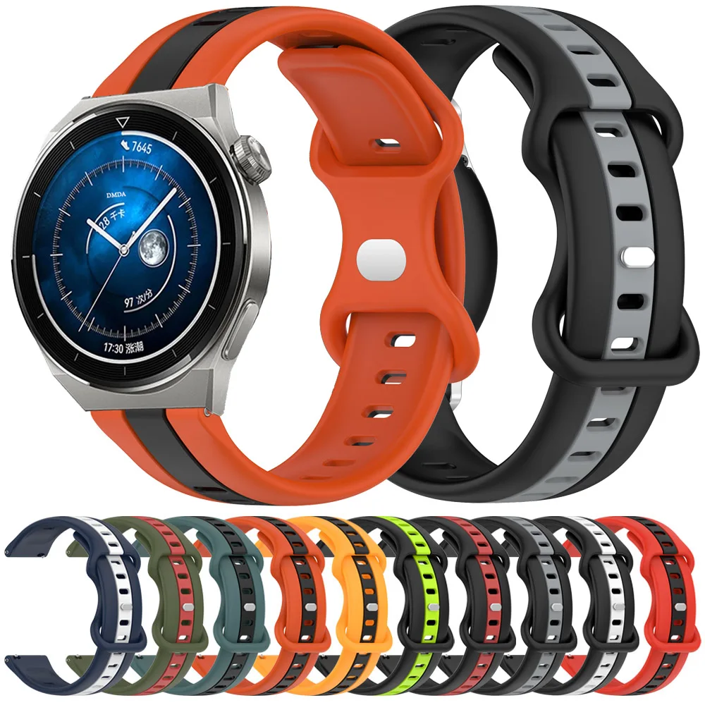 Cinturino In Silicone Per Huawei Watch Gt 3 Gt2 46Mm 42Mm/ Watch 3 Pro/Buds/Runner Band Honor Magicwatch 2 Gs Pro Es Cinturino Cinturino