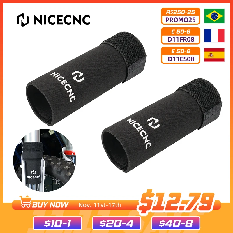 

Motorcycle 6" Front Fork Sock Fork Seal Protectors For KTM Honda Yamaha Kawasaki Husqvarna Beta GasGas SHERCO Upside Down Forks