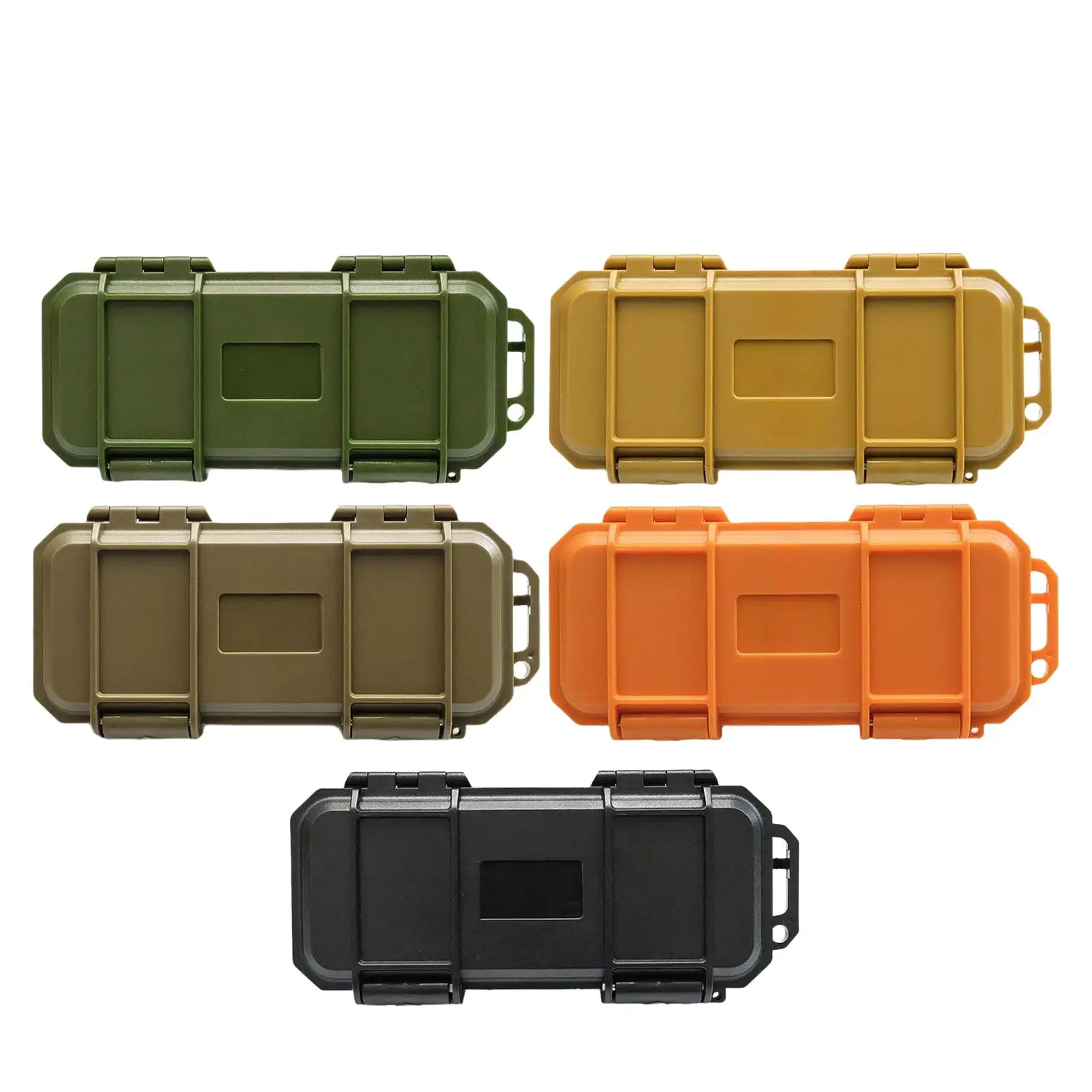 Outdoor Survival EDC Protective Tool Case - Shockproof & Waterproof with Foam Padding, 6.9x3.3