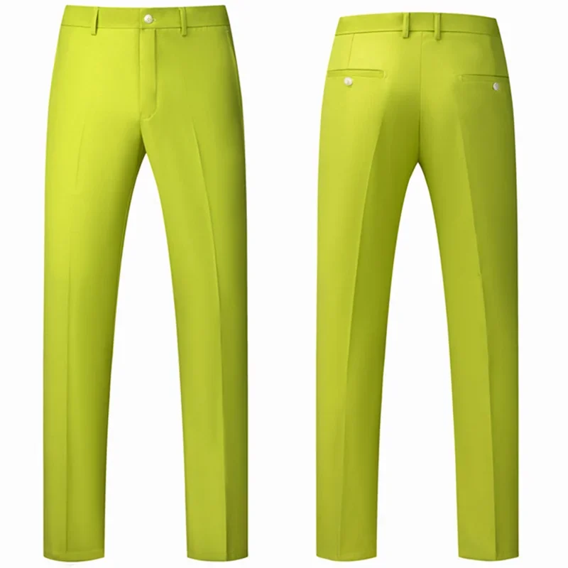 Plus Size 38 40 Mens Suit Pants Solid Color Slim Fit Dress Pants Slim Fit Office Business Men Trousers 16 Color Business Pants Suit Pants Men Pants