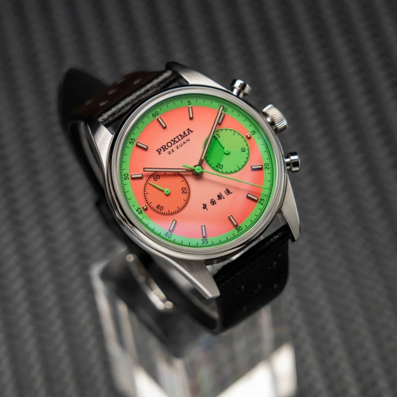 PROXIMA Men Chronograph Watch Manual Winding Mechanical ST1902