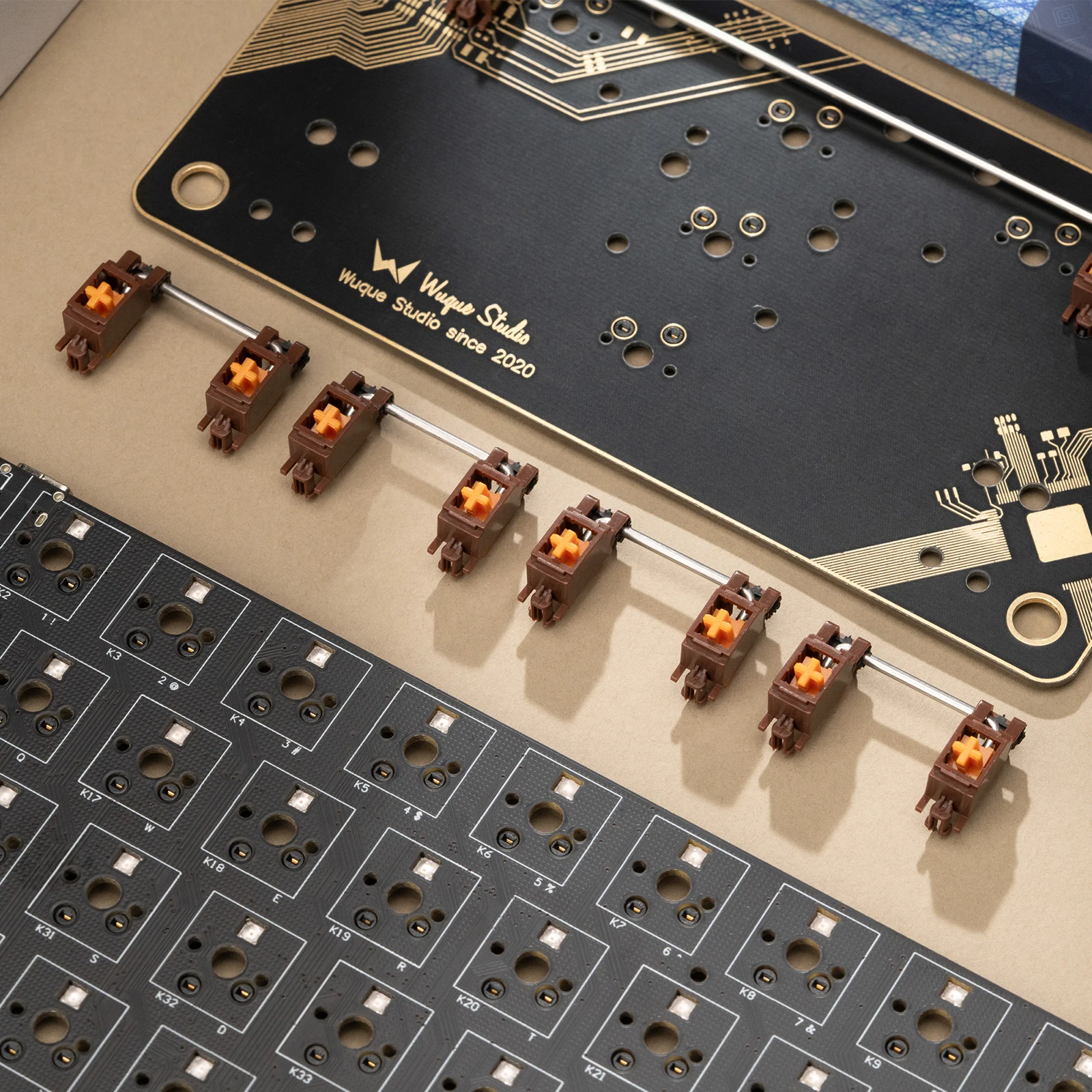 Estabilizador Estúpido Parafuso em Estabilizadores para Teclados Mecânicos Teclado Pcb Mount 2u 6.25u 7u Fios ws - Imagem 2