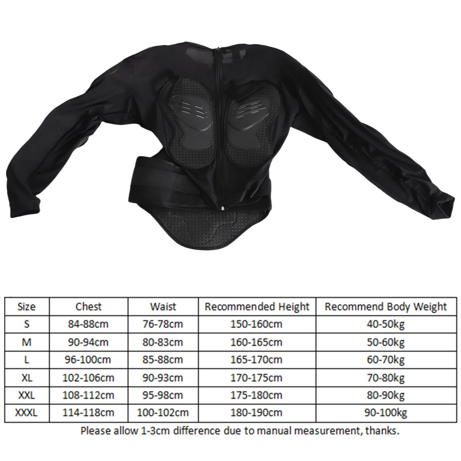 전신 오토바이 라이딩 재킷 아머 척추 어깨 가슴 보호대 조절 가능 벨트 오토바이 모토 보호 장비