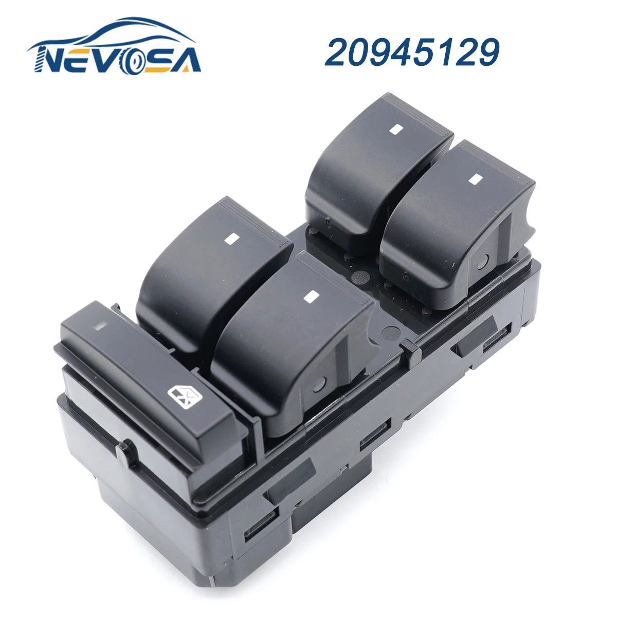 Rear Side 2-PC Set Window Switch Compatible With Chevrolet