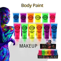 1pc Body Painting New Colorful Makeup Face Halloween Environmental Intense Neon Face Beauty Body Paint Dance Party Festival Rave 1