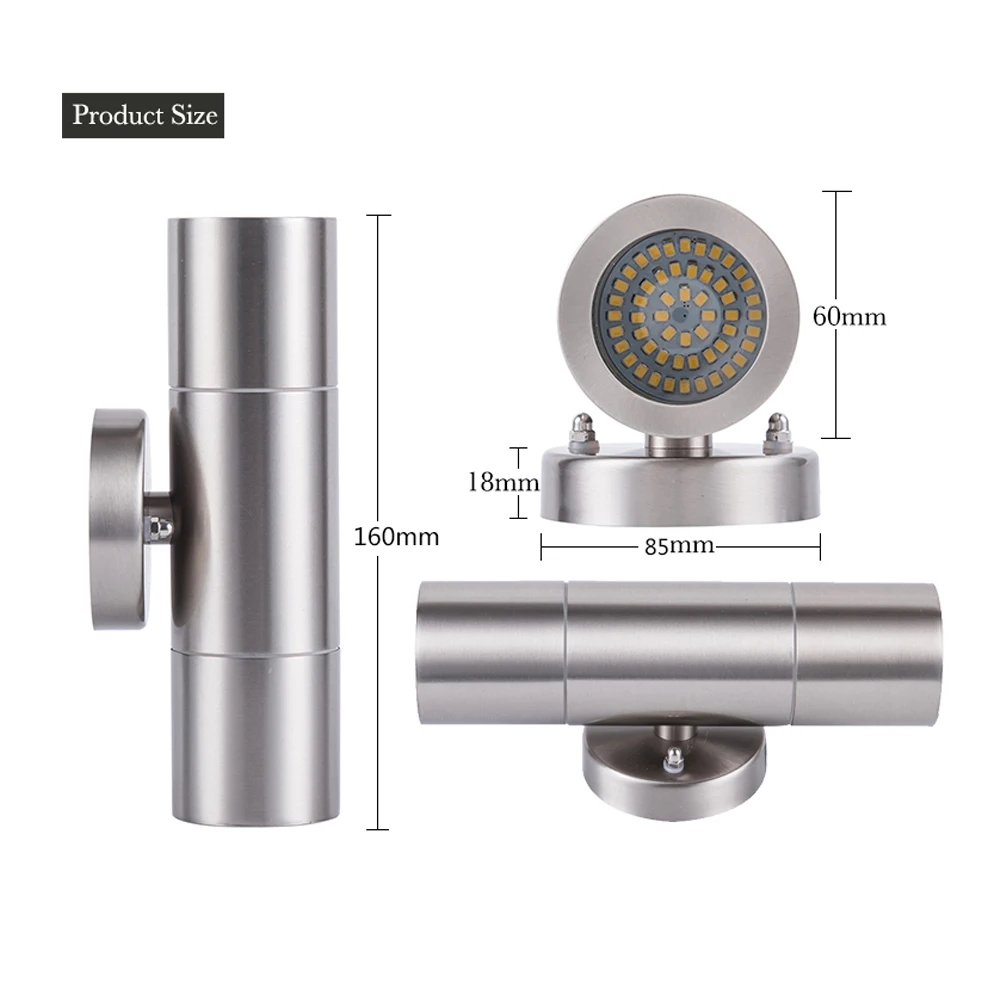 10W UP Down Outdoor LED Wall Light Waterproof IP65 Modern Style Indoor Wall Lamps Sconce Decoration Light AC90-260V