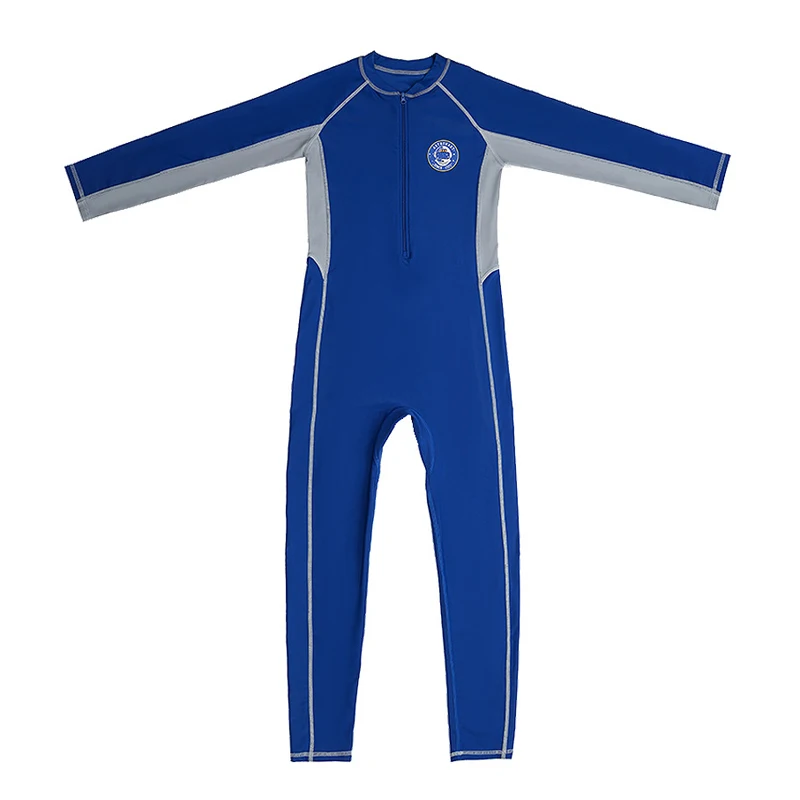 앞 지퍼 원피스 수영복, 빠른 건조 플러스 사이즈, 10 대 비치웨어, 남아용 수영복